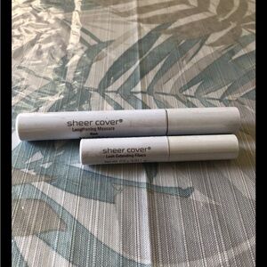 Sheer Cover Lengthening Mascara Black & Lash Extending Fibers - NEW